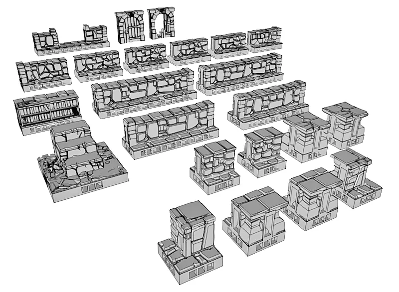 CastleLock Low Walls - Boxed Set 5